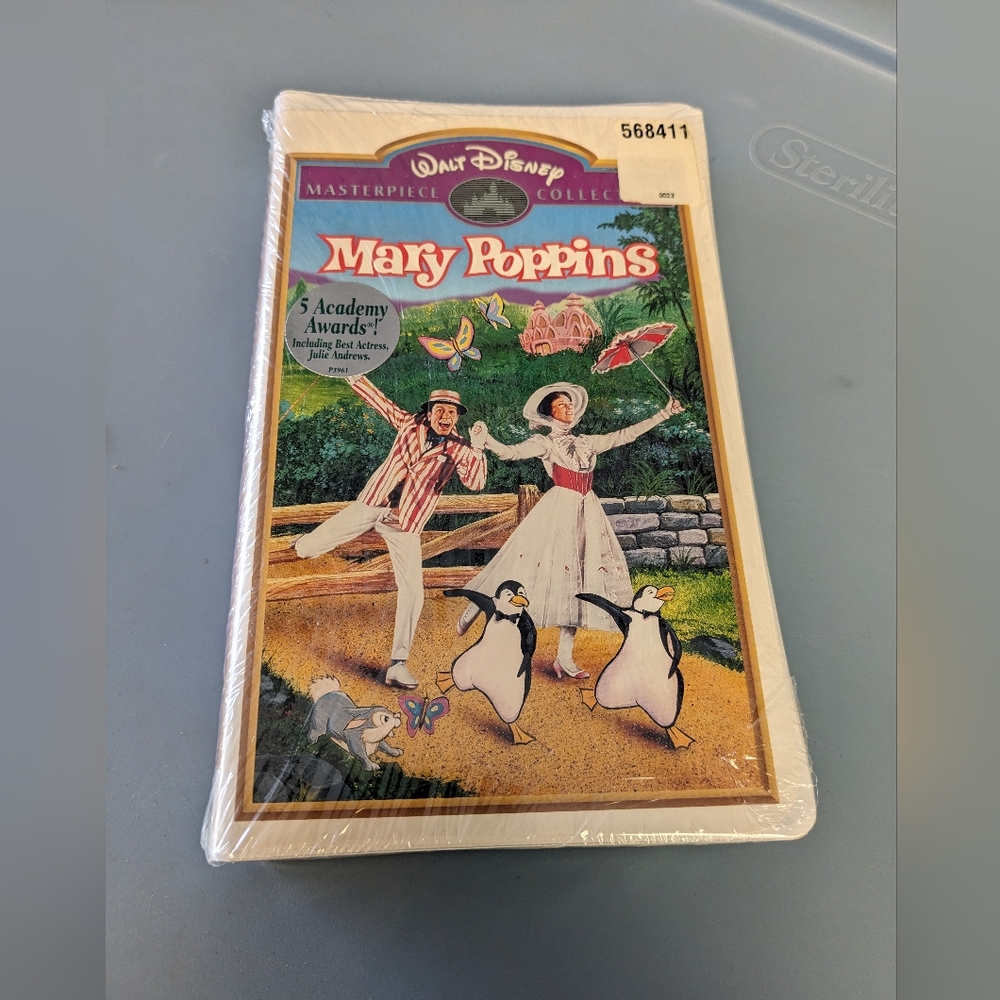 Vintage Sealed Marry Poppins VHS